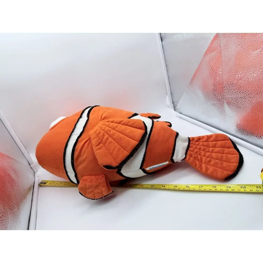Disney Pixar Finding Dory Nemo Clown Fish Plush Toy Stuffed Animal 20'' No Tag